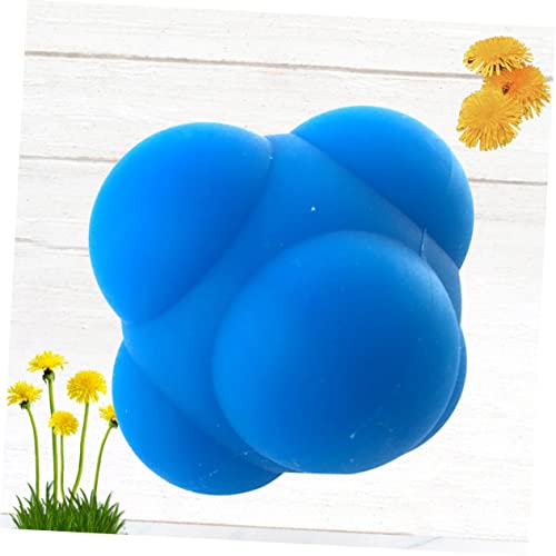 WOONEKY 1pc Hexagonal Silicone Reaction for Agility Training Bouncing for Reflexes and Coordination for Athletes and Rehabilitation Fun Exercise Tool for Men and Women