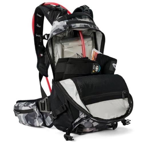 USWE Shred 16L Backpack, a High End Daypack for MTB, E-MTB, Mountain Bike, Camo/Black - style: 16l Camo/Black