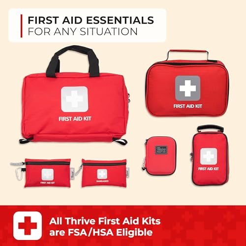Thrive 291 Piece First Aid Kit - Multipack - style: 2 Pack - 291 Piece - Red