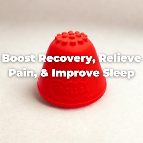 Rollga MYO DOT - The Better Acupoint Massage Ball for Myofascial Release, Trigger Point Massage, Physical Therapy, Plantar Fasciitis, Back Pain, Foot, & Deep Tissue. Lacrosse Ball Upgrade (Set of 2)