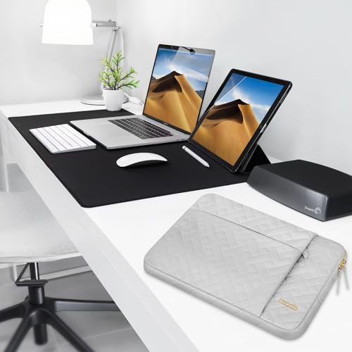 Lacdo 14 Inch Laptop Sleeve Case for HP Lenovo Dell ASUS Acer Chromebook 14 / HP Stream 14 / Dell Inspiron 14 / Lenovo IdeaPad 14 / Acer Spin/ASUS ZenBook Computer Bag Water-Resistant, Space Gray - color: Space Gray, size: 14 Inch