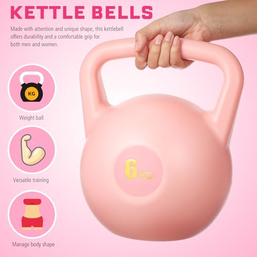 Portable Water Filled Kettlebell PE Material Exercise Equipment for Men Women Home Gym Strength Training Travel Fitness