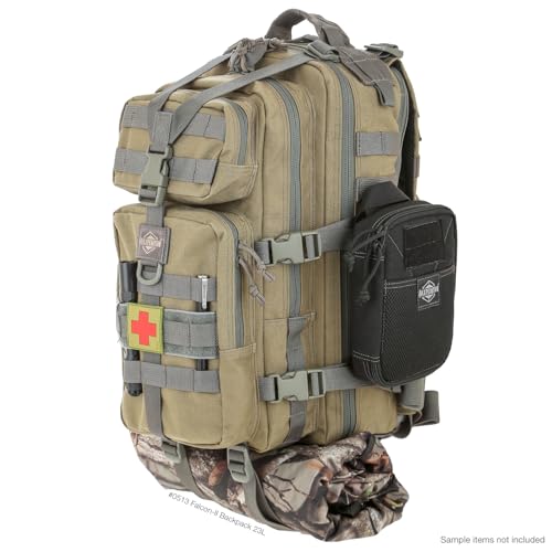 MAXPEDITION Falcon-II Backpack, 23L Tactical Backpack, Survival Pack, Bug Out Bag, MOLLE Go Bag for EDC, 0513 - color: Khaki/Foliage Green