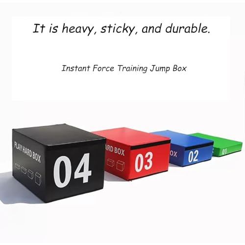 Jumping Training Box Soft Foam Enhanced Box Jumping Set Stackable Box for Home and Gym Can Be Provided Separately Or in Full - size: 90*75*45cm