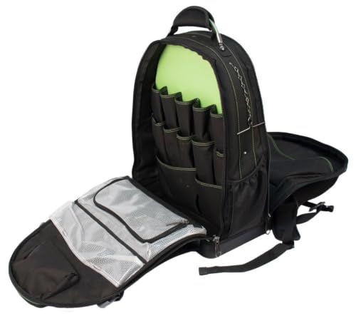 Greenlee 0158-26 Professional Tool Backpack , Black - style: Professional Tool Backpack