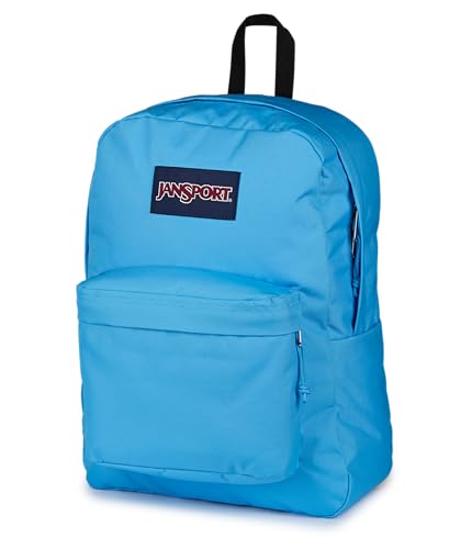 JanSport SuperBreak One Backpack - Durable, Lightweight Bag with 1 Main Compartment, Front Utility Pocket with Built-in Organizer, Premium Backpack, Electric Azul - color: Electric Azul
