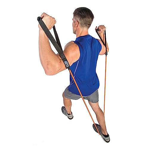 GoFit GF-4TUB-XH(50) Pro-Grade Power Resistance Tube with Handles (Orange/50 Lbs.)
