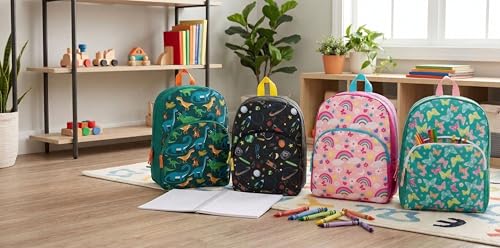 Trail maker 15 Inch Kids Backpacks for Boys & Girls | Preschool, Kindergarten, Elementary School Backpacks with Adjustable, Padded Straps (Stellar Space Galaxy) - color: Stellar Space