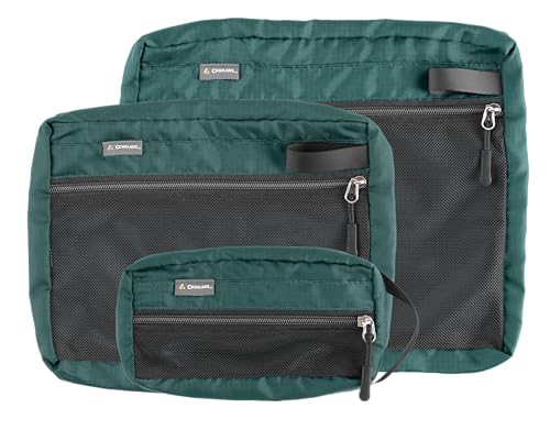 Coghlan's Organizer Bags Set - 3 Sizes (7.5"x3.5", 10"x8", 12"x10") - Lightweight Oxford Ripstop with Mesh Front, Zippered Access - Ideal for Camping Gear, Travel Essentials, and Storage Solutions
