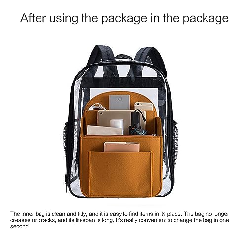 Backpack Organizer with Dividers - Small Bag, Shoulder Bag, Handbag, Rucksack, Lady Purse Insert