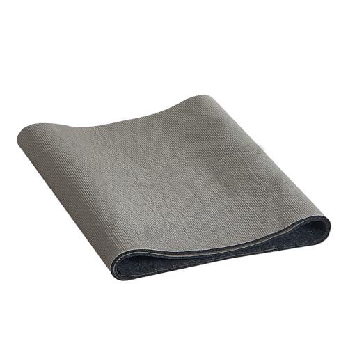 VEVOR 2' x 8' Non-Slip Rug Pad Gripper - 1/4" Thick Polyester Felt & Latex Backing Padding Cushion for Area Carpet Runner Hardwood Floors Living Room - Grey - size: 2'1" x 7'11" (Rectangular)