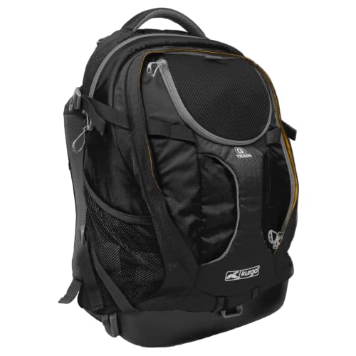 Kurgo G-Train Dog Carrier Backpack - Comfortable Travel Bag for Pets Up to 25 lbs - Waterproof Bottom - Multi-Compartment Pack - Dog Hiking Gear - Rugged Adventure Backpack - Black - color: Black