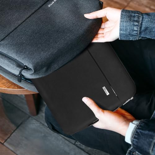 Voova Laptop Sleeve Case 15.6 16 Inch with Handle, 360° Protective Waterproof Slim Computer Bag Cover Compatible with MacBook Pro M2/M3/M4 16, HP Acer Lenovo Yoga ThinkPad Asus Laptop, Black - color: Black, size: 15.6-16 Inch
