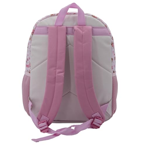 AI ACCESSORY INNOVATIONS Hello Kitty My Melody 5 Piece Backpack Set, Kawaii Flip Sequin Anime School Bag for Girls with Zip Front Pocket, Pink - color: Pink