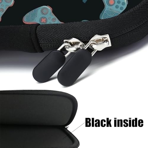 AMARY 17" Laptop Shoulder Bag Carrying Case Adjustable shoulder straps, comfortable handle, front pocket for storing mouse (Game-1) - color: Game-1