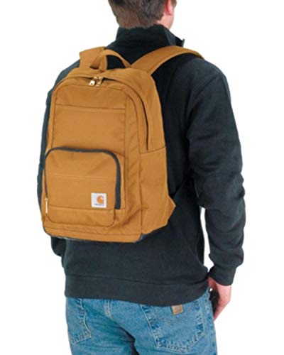 Carhartt Legacy Classic Work Backpack with Padded Laptop Sleeve, Black - color: Black