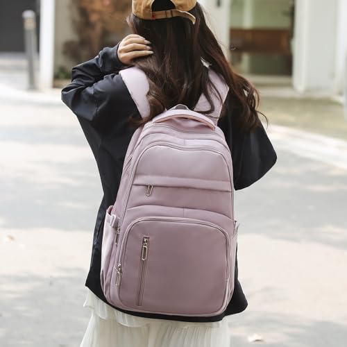 KBTYE Cute School Backpack for Women Men Casual Travel Laptop Backpack Aesthetic Lightweight College Bookbags for Kids(Purple) - color: Purple