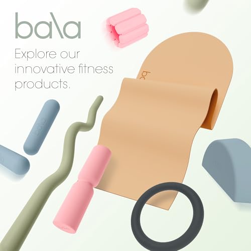 Bala Hourglass Foam Roller (Charcoal) - Soft Density Back Roller Foam for Physical Therapy, Deep Tissue Muscle Massage, Flexibility & Stretching - Workout Roller for Yoga, Neck, Back & Legs Exercise - color: Charcoal