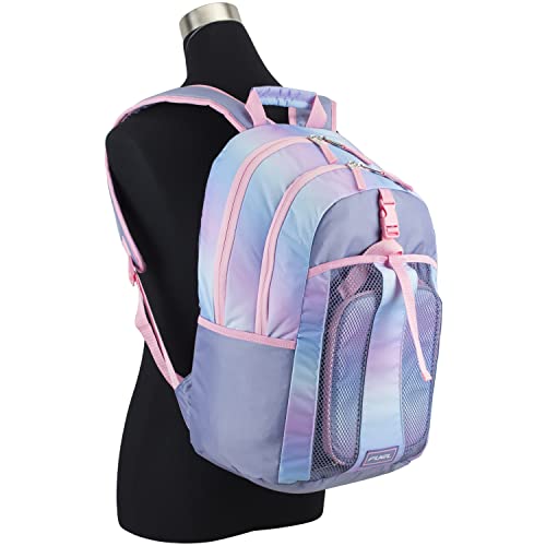 FUEL Lunch Backpack Set Teens Student Water Resistant Bookbag Bag Soft Reusable Insulated Cooler Lunch Box Thermal Travel Office Lunch Bag, Cotton Candy Ombre - color: Pink Ombre