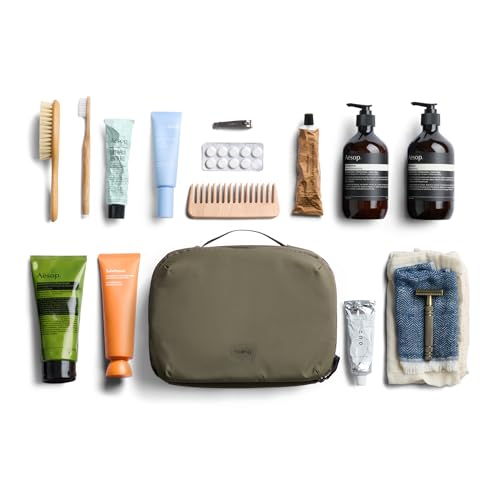 Bellroy Hanging Toiletry Kit Plus (8 Liter Travel Hanging Toiletry Bag) - SeaKelp - color: SeaKelp