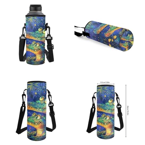 Crocodile Leaves Backpack for Boys 17 Inch Backpack with Lunch Bag Pencil Case Water Bottle Holder Elementary Middle School Student Bookbag for Children Portable Backpack 4 in 1 Set - color: Crocodile Leaves