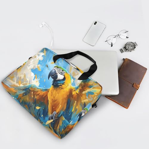 JIPONI Laptop Bag For Women Men, 15.6 16 IN Tote Work bags, Briefcase Messenger Computer Case 01 - color: Multi 8