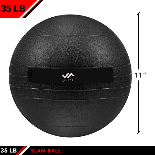 JFIT JFIT Slam Ball - color: Classic Black, size: 35 LB
