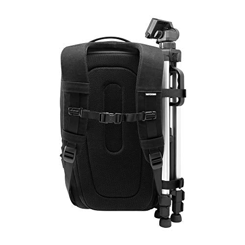 Incase DSLR BackPack with Durable 840D Nylon - 26L Weather Resistant Camera Bag designed for Photographers and Videographers, Customizable Dividers to Secure all Equipment, Quick Access Pocket - Black