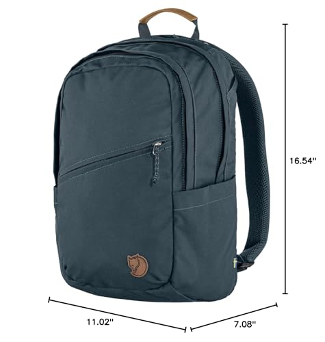 Fjällräven Raven 20 Backpack - Multi-Pocket Organization, Padded Support, Durable Fabric - Commuting, Travel, Navy - color: Navy