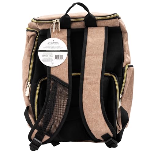 CRAFTER'S Backpack Taupe/Pink