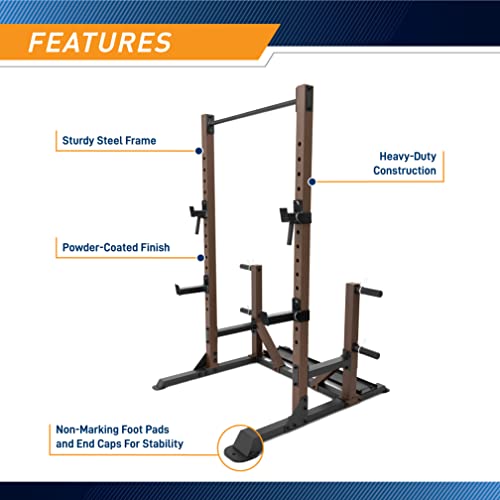 Steelbody Industrial Inspired Heavy Duty Home Gym System for Bodybuilding and Strength Training Available for Full Cage, Squat Rack and Power Tower - color: Grizzly Brown - Squat