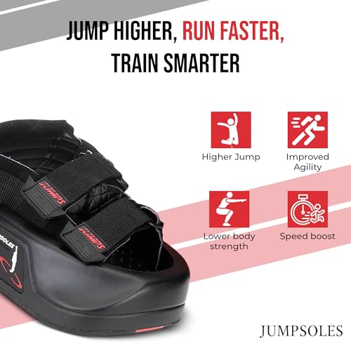 Jump Training System – Vertical Leap Speed & Agility Trainer Improves Foot & Ankle Strength Jump Shoes for Achilles & Plantar Fasciitis Relief - size: US 10 -14.5, style: Basic