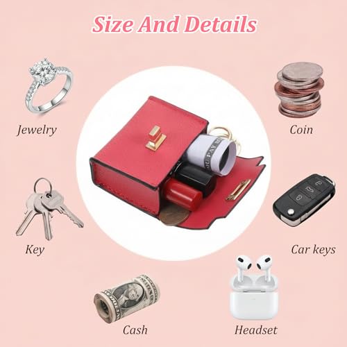 8 Pcs Mini Backpack Keychain Bulk, Mini Coin Purses for Women Cute PU Leather Makeup Bag with Keychain, Multi Pocket Card Holder Cable Organizer Giftable Zipper Pouch (8 Colors)