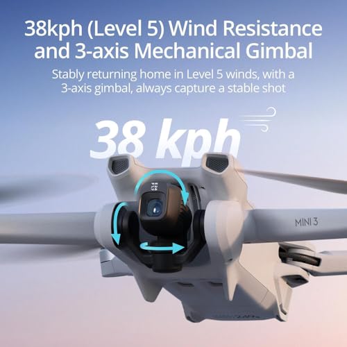 DJI Mini 3 Drone with DJI RC Remote Foldable Lightweight 4K Camera Quadcopter Bundle (CP.MA.00000587.01) + 64GB Card + BackPack + Landing Pad + Card Reader + More - style: Mini 3