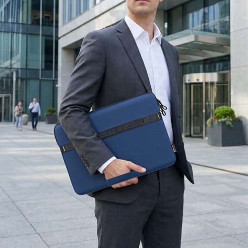 Acer Laptop Sleeve 16 inch, 15-16 inch Laptop Case, Shockproof Protective Laptop Briefcase, Waterproof Polyester Notebook Computer Bag for Acer HP ASUS MacBook Dell Lenovo, Blue - color: Blue, size: 16inch