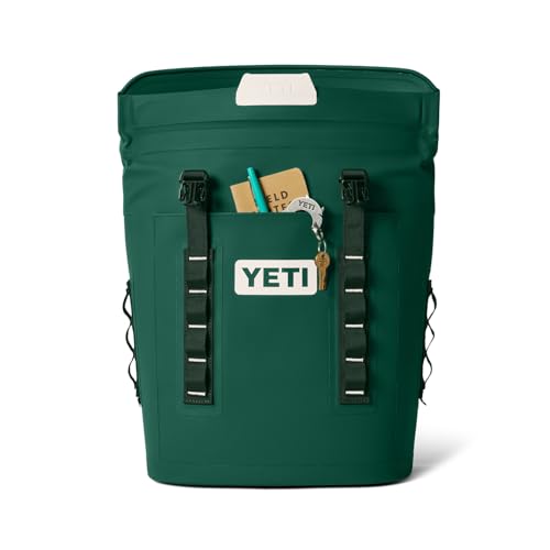 YETI Hopper M Series Backpack Soft Sided Coolers with MagShield Access - color: Black Forest Green, size: M12