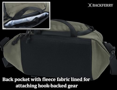 Tactical Sling Backpack Crossbody EDC Pack MOLLE Satchel Bag for Travel, Work, Camping and Hiking 8Liter - color: Olive Drab