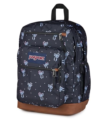 JanSport Cool Backpack with 15-inch Laptop Sleeve, Large Computer Bag Rucksack with 2 Compartments, Ergonomic Straps, Pastel Petals - Black - color: Pastel Petals Black/Blue/Pink/Green