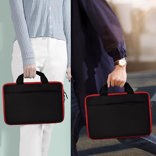 Hseok Laptop Case for MacBook Pro 14 inch TSA Sleeve Handbag,Red Edge - color: Red Edge