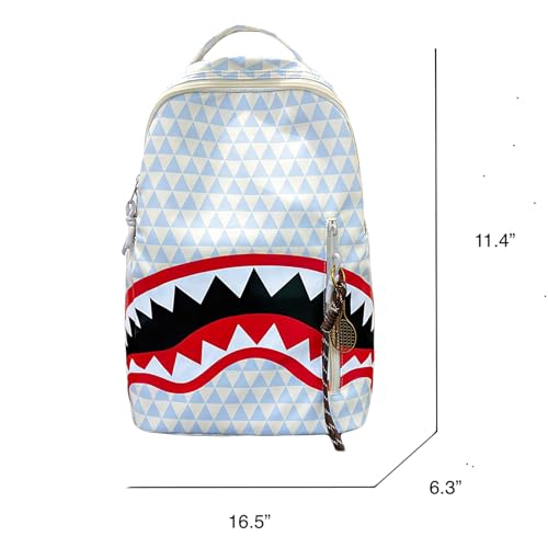 Large Capacity Laptop Backpack Water Resistant Durable Daily Carry Backpack Graphic Urban Streetwear Bookbag for Commuting (Sky) - color: Sky