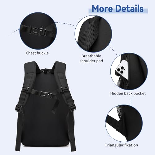 Wotony Military tactical backpack Laser-Cut MOLLE Webbing, backpack for men small tactical assault bag (Blue, 20 inch) - color: Blue, size: 20 inch