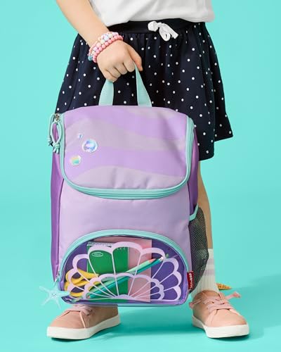 Skip Hop Big Kid's Backpack, 14 inches, 3 years+, Sparks Seashell - color: Seashell, style: Big Kid Backpack