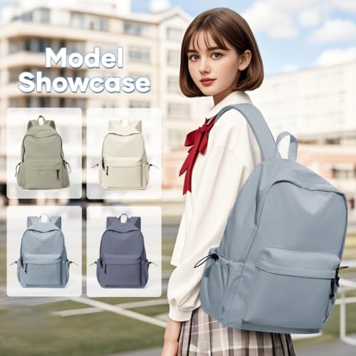 Backpack Lightweight Bag Waterproof High Middle Backpack For Cute Aesthetic Backpack Casual Daypack For Men Women Blue - color: A-blue