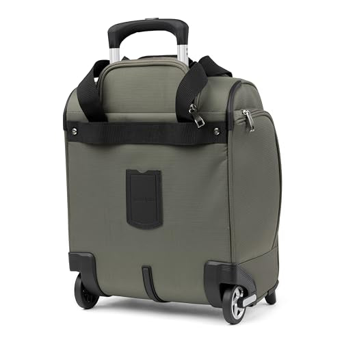 Travelpro Luggage Maxlite 5 Softside Lightweight Rolling Underseat Compact Carry on Upright 2 Wheel Bag, 15-Inch — Slate Green - color: Slate Green