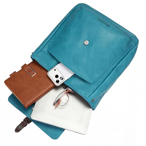 Montana West Backpack Purse for Women Casual Daypack Convertible Crossbody Backpack for Travel Work - color: Turquoise