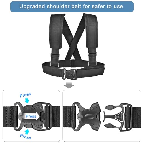 BeneLabel Weight Sled Fitness Strength Training Sled Weighted Sled Fits 1" & 2" Weight Plates Workout Sled Exercise Sled for Speed and Soccer Training