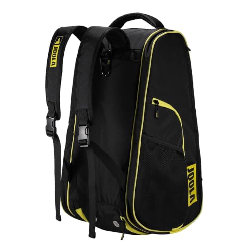 JOOLA Tour Elite Pickleball Bag - Backpack & Duffle Bag for Pickleball Paddles & Accessories - Holds 4+ Paddles - color: Yellow