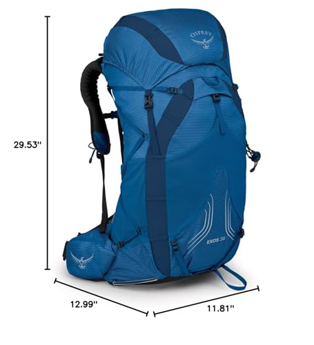 Osprey Exos 38 Men's Ultralight Backpacking Backpack - color: Blue Ribbon, size: Small-Medium
