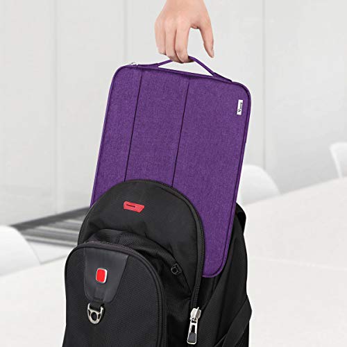 Voova Laptop Sleeve Carrying Case 14 15 Inch Compatible with MacBook Air 15 M2/M3/M4 2022-2025, MacBook Pro 15, Hp Chromebook 14, Waterproof Slim Computer Cover Bag,Purple - color: Purple, size: 14-15 Inch