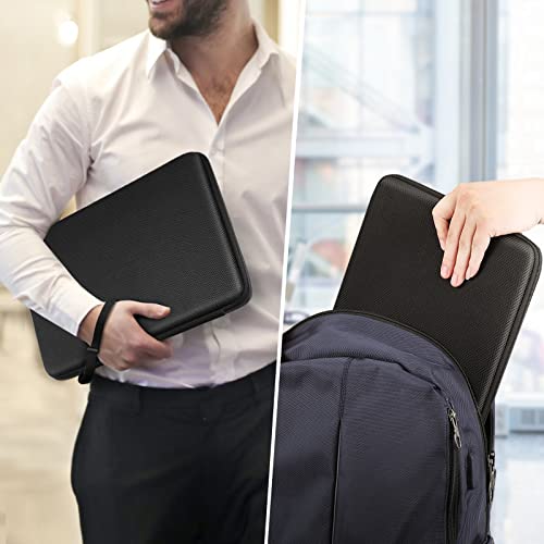 FINPAC 14-inch Hard Laptop Sleeve Case Compatible with Acer Chromebook Lenovo, HP, ASUS, Dell, Acer Laptop Notebook Ultrabook, Water-Resistant Shockproof Computer Bag, Black - color: Black, size: 13.5-14-inch Laptop/Notebook